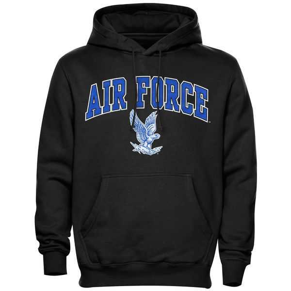 Men's Air Force Falcons Midsize Arch Pullover Hoodie - Black,We sell and wholesale Men's Air Force Falcons Midsize Arch Pullover Hoodie - Black on line form chian!